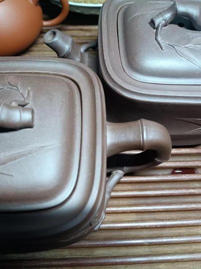 四方竹紫砂壶-80A